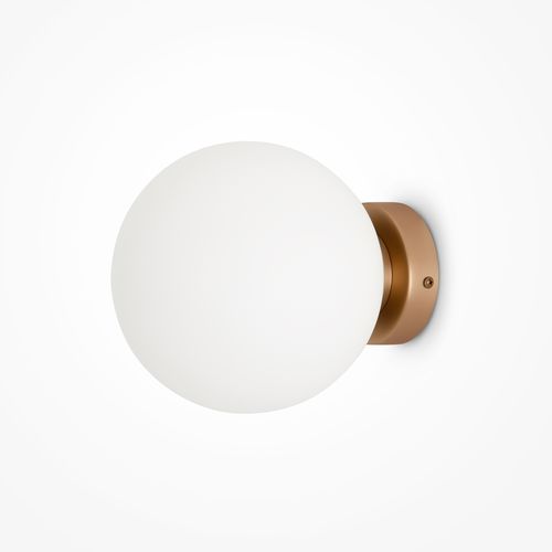 Moderne Wandleuchte - BASIC FORM - Maytoni - für den Innenraum / Metall / Milchglas
