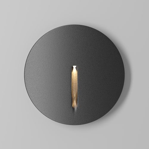 Moderne Wandleuchte - LOCK - Maytoni - für Außenbereich / Aluminium / rund