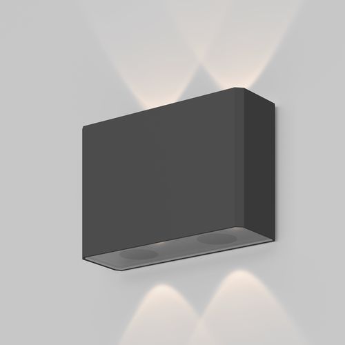 Moderne Wandleuchte - Show - Maytoni - für Außenbereich / Aluminium / rechteckig
