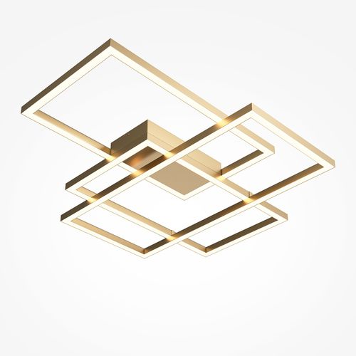 Moderne Deckenleuchte - Rida - Maytoni - rechteckig / Aluminium / LED