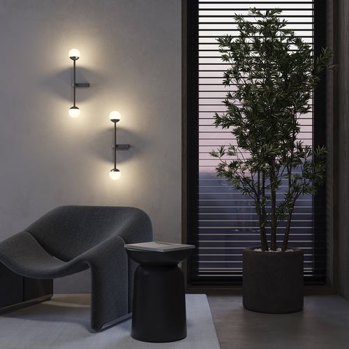 Moderne Wandleuchte - Touch - Maytoni - für den Innenraum / Glas / Metall