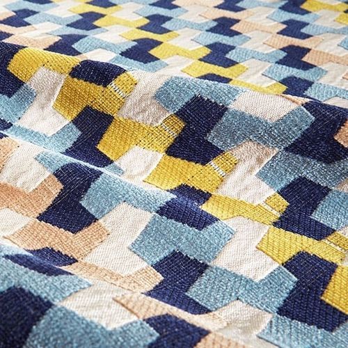 Möbelstoff - INTELLIGENT CLEANER - Aydin Tekstil - mit geometrischen Motiven / Leinen / organisch