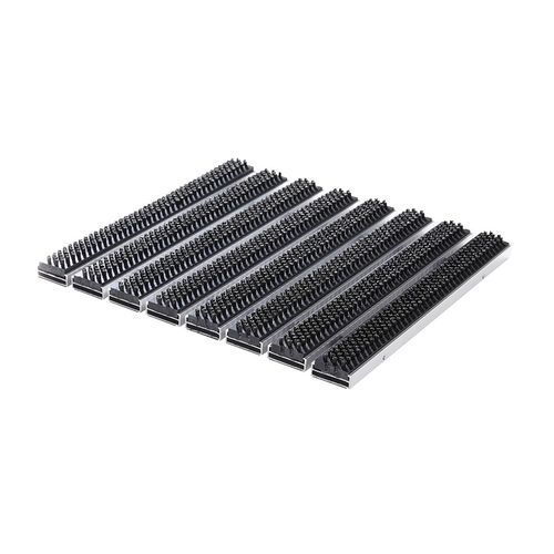 Eingangsmatte für Gewerbegebrauch - ALUCABLE MINI - Almelose Borstelindustrie - Aluminium / Edelstahl / Profil