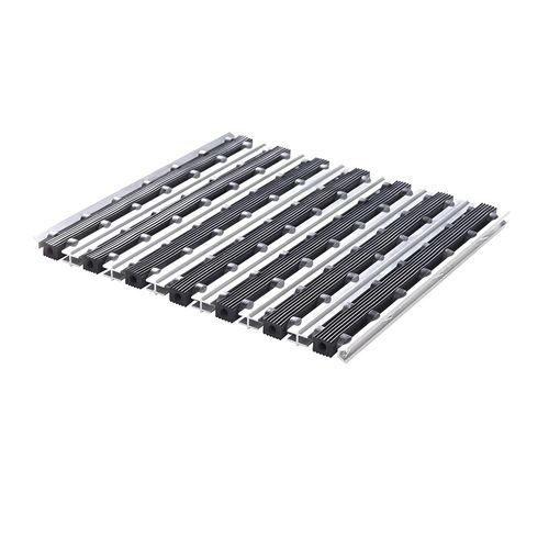 Eingangsmatte für Gewerbegebrauch - DUPLOMAT 12 OPEN - Almelose Borstelindustrie - Gummi / EPDM / Textil