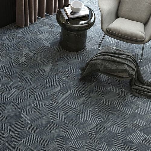 HDF-Laminatboden - ANTHRACITE  - AGT Agac - schwimmend / Holzoptik / für Privatgebrauch