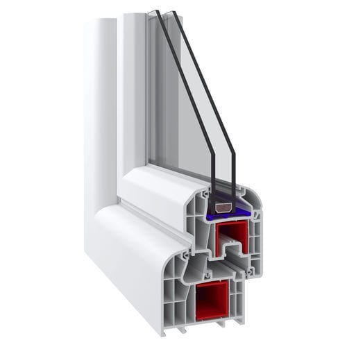 PVC-Fensterprofil - Pasifik 873 - Adopen Plastik - wasserdicht / hochbelastbar / Akustik
