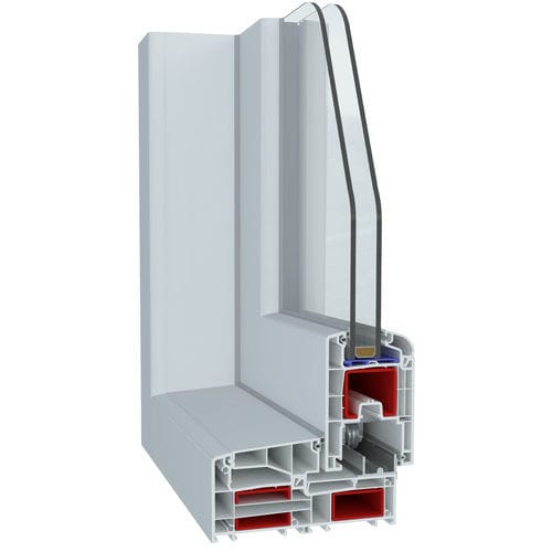 PVC-Fensterprofil - 770 Thermo Sliding - Adopen Plastik - wasserdicht / Akustik / wärmeisoliert