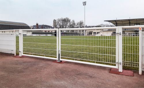 Einflügeliges Tor - Metalu Plast - rechts / links / galvanisiertem Stahl
