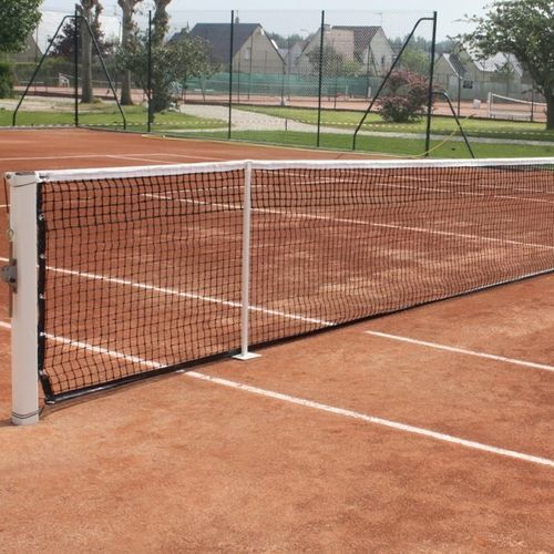 Tennis-Netz / PE - Metalu Plast - schwarz / 3 mm / 2 mm