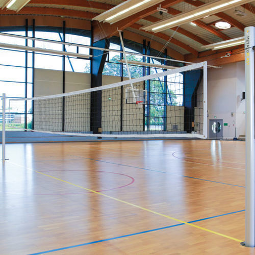 Polyethylen-Volleyballnetz - Metalu Plast - schwarz / für Wettkämpfe / für Training