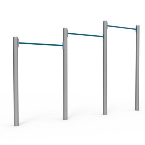 3-fach-Klimmzugstange - Metalu Plast - Metall / für Außenbereich / für Spielplätze