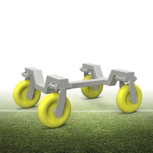 Wagen für Sportausstattung - 5-09-025 - helogoal - für Sportanlage / Aluminium / Gummi