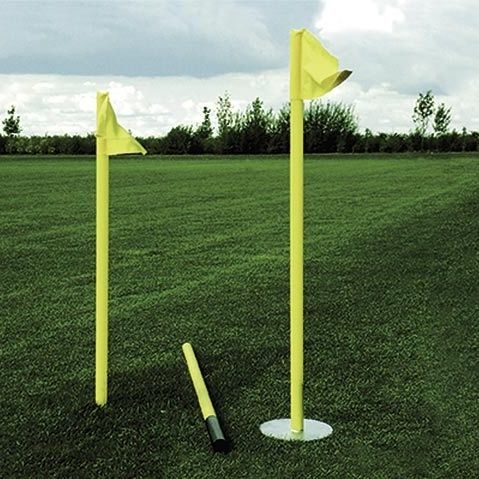 Fahnenmast - 1-11-003 - helogoal - Kunststoff / elastisch / für Fußballfeld