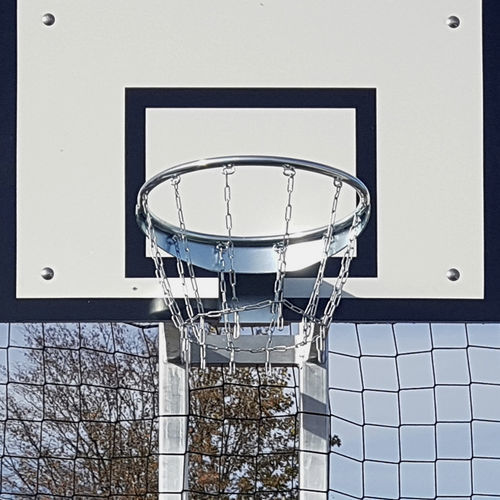 Metall-Basketballnetz - 37001 - artec Sportsgeräte GmbH - silberfarben / 3 mm / 6 mm