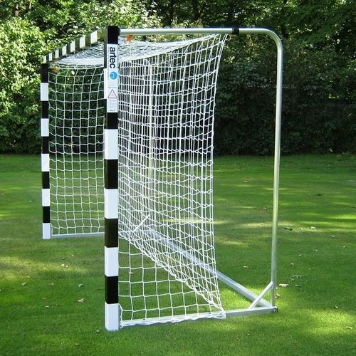 Aluminium-Handballtor - 31040 - artec Sportsgeräte GmbH - stationär / weiß / rot