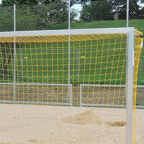 Beach-Soccer-Tor / Aluminium - 30121 - artec Sportsgeräte GmbH - in Bodenhülsen / gelb / thermolackiert