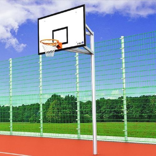 Basketballpfosten für Außenbereich - 37500-1 - artec Sportsgeräte GmbH - stationär / Aluminium / EN 1270