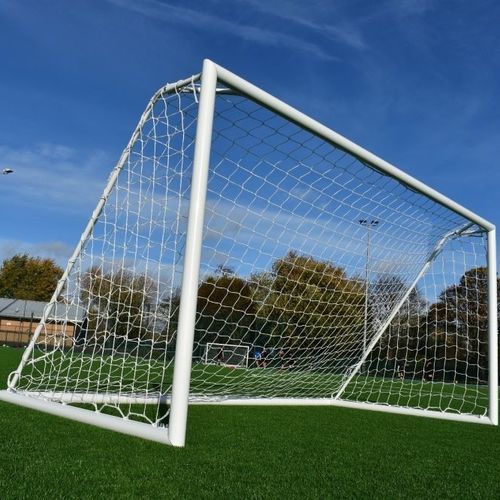 Aluminium-Fußballtor - Edwards Sports - mobil / weiß / thermolackiert