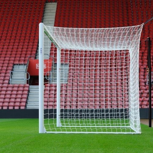 Metall-Fußballtor - FBL-848 - Harrod Sport - in Bodenhülsen / weiß / thermolackiert