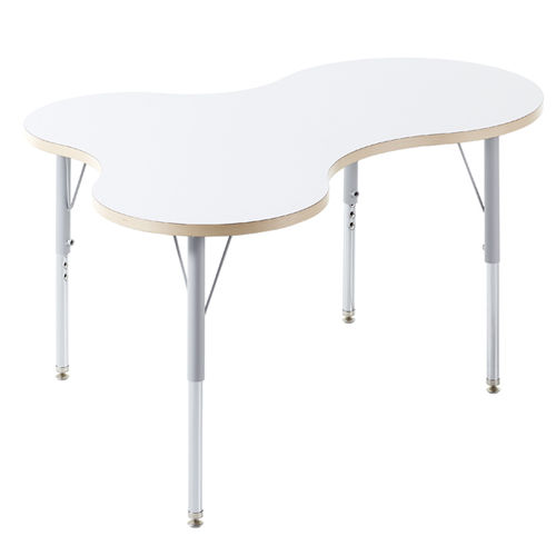 Moderner Tisch - Up &amp; down - EduHermex - melaminbeschichtet / Gestell aus Metall / modular