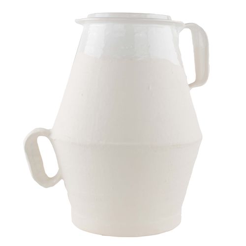 Moderne Vase - BIANCO LATTE 06 - LANDO - Keramik / handgefertigt / Tisch