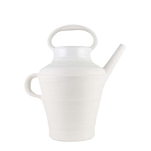 Moderne Vase - BIANCO LATTE 08 - LANDO - Keramik / handgefertigt / Tisch