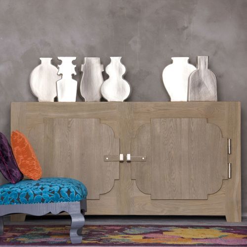 Modernes Sideboard - GIPSY - LANDO - Eiche / Massivholz / maßgefertigt