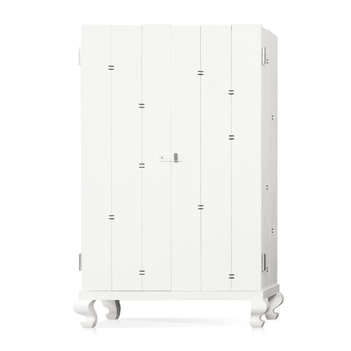Moderner Kleiderschrank - HAUTE COUTURE - LANDO - Eiche / Massivholz / mit Schwingtür