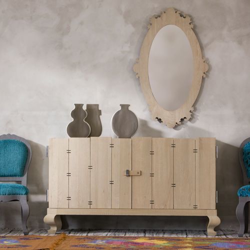 Modernes Sideboard - HAUTE COUTURE - LANDO - Eiche / Massivholz / maßgefertigt