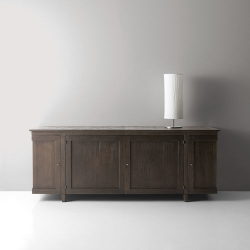 Klassisches Sideboard - L081 - LANDO - Massivholz / maßgefertigt / mit Schwingtür