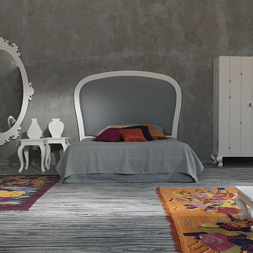 Doppelbett - ALICE - LANDO - modern / gepolstertes Kopfteil / Stoff