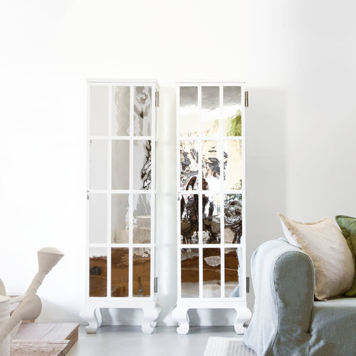 Säulenschrank für den Innenraum - BROOKLYN - LANDO - modern / von Paola Navone / mit Spiegel