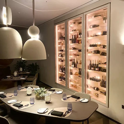 Service-Weinkühlschrank - SMARTICE - für professionellen Einsatz / Einbau / Stahl
