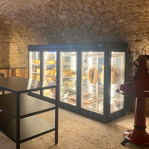 Schrank-Kühlvitrine - SMARTICE - für Einzelhandel / Edelstahl / farbig