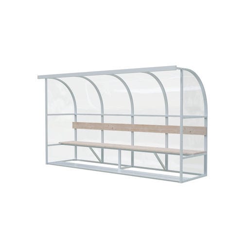 Spielerkabine für 8 Personen - 1010511 - Nordic Sport - Polycarbonat / Aluminium / Holz
