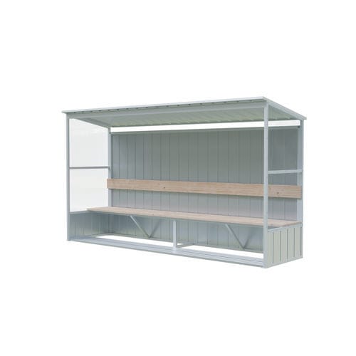 Spielerkabine für 8 Personen - 1010517 - Nordic Sport - Polycarbonat / Aluminium / stationär