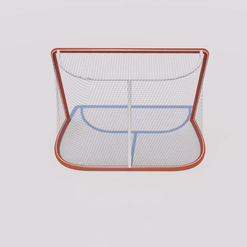 Metall-Hockeytor - JUNIOR - Nordic Sport - mobil / rot / thermolackiert