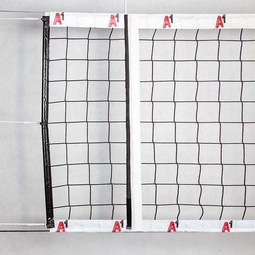 Polypropylen-Volleyballnetz - 5070 - SPORT TRANSFER Sp. z o.o. - schwarz / 4 mm / für Wettkämpfe