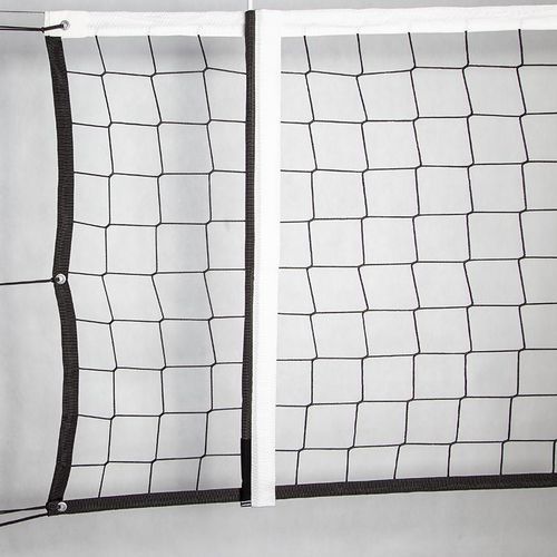 Polypropylen-Volleyballnetz - 5033/A - SPORT TRANSFER Sp. z o.o. - schwarz / 3 mm / für Wettkämpfe