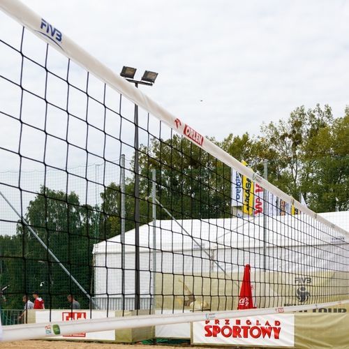Polypropylen-Volleyballnetz - 514/N/A - SPORT TRANSFER Sp. z o.o. - schwarz / 4 mm / für Wettkämpfe