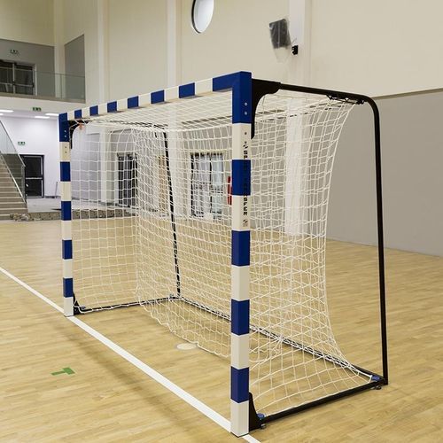 Aluminium-Handballtor - 13 001 - SPORT TRANSFER Sp. z o.o. - mobil / weiß/blau / thermolackiert