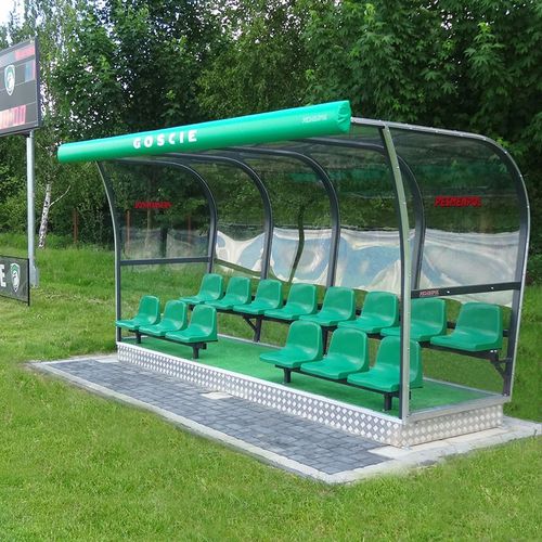 Spielerkabine für 14 Personen - 20-10-14-2 - Pesmenpol - Polycarbonat / Aluminium / Stahl