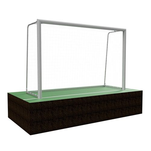 Aluminium-Fußballtor - 9-05-3x2 - Pesmenpol - zusammenklappbar / weiß / thermolackiert