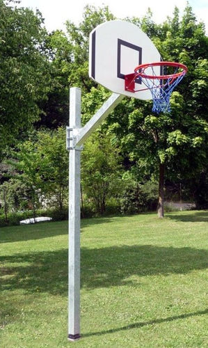 Basketballpfosten für Außenbereich - 1-30-FUN2 - Pesmenpol - mit Bodenverankerung / galvanisierter Stahl / Stahl