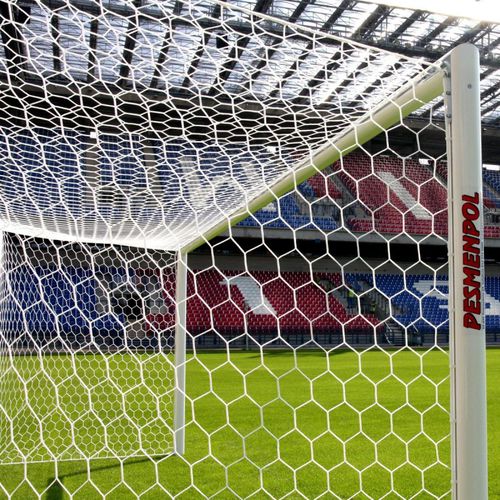 PE-Fußballtornetz - 9-07 - Pesmenpol - PP / weiß / schwarz