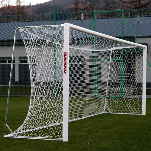 Aluminium-Fußballtor - 9-02 - Pesmenpol - zusammenklappbar / weiß / thermolackiert