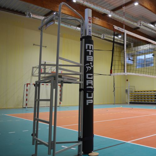 Volleyball-Schiedsrichterstuhl - 5-24 - MTB Group Sp.J. - mit Rädern / Stahl / weiß
