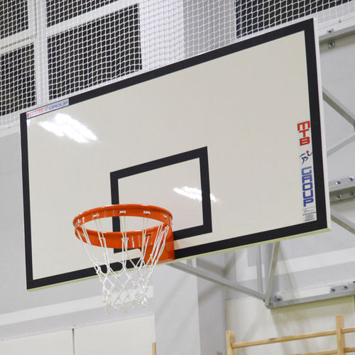 Basketball-Zielbrett / galvanisiertem Stahl - 4-27 - MTB Group Sp.J. - rechteckig / schwarz/weiß / für den Innenraum