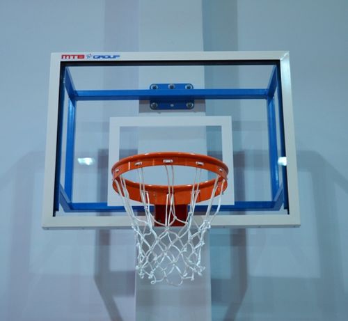 Basketball-Zielbrett / Acryl - 4-28 - MTB Group Sp.J. - rechteckig / weiß / für den Innenraum
