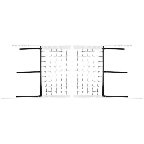Nylon-Volleyballnetz - 1654008 - Schelde Sports - schwarz / 3 mm / 4 mm